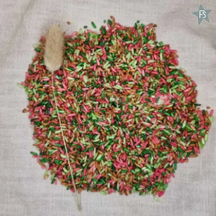 Best Grenn Speelrijst - Sensorisch Speelgoed - Mix Bos Sensorisch Speelgoed | Houten Speelbak