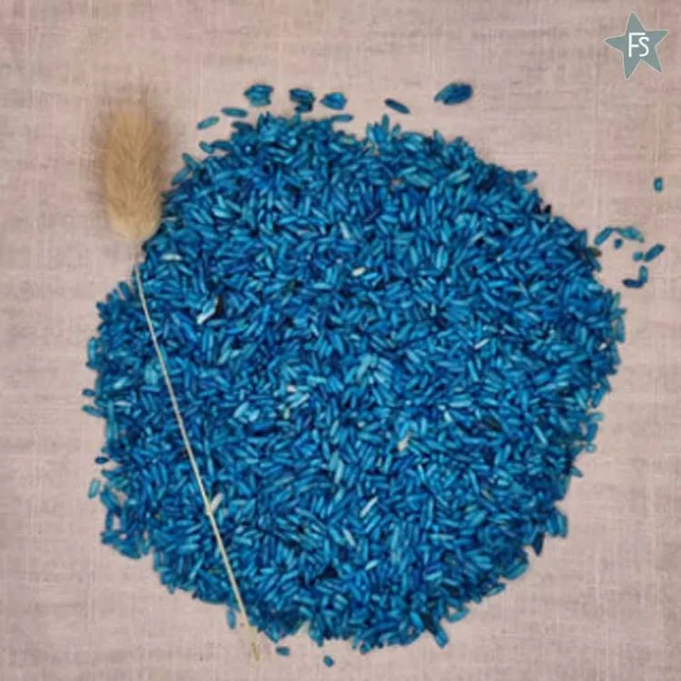 Best Grenn Speelrijst - Sensorisch Speelgoed - Blauw Sensorisch Speelgoed | Houten Speelbak