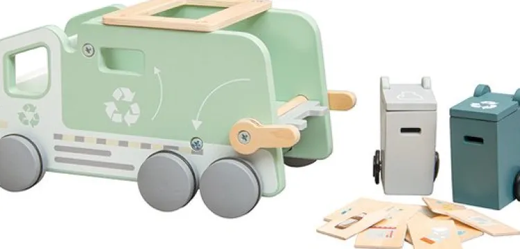 houten__vuilniswagen__rec_3.webp Discount Houten - Vuilniswagen - Recycling Truck - vormenauto ( met naam ) Houten Speelgoed Met Naam | Cadeaus 10 Tot 25 Euro
