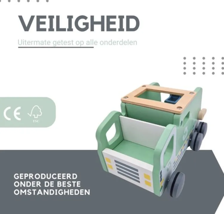 houten__vuilniswagen__rec_5.webp Discount Houten - Vuilniswagen - Recycling Truck - vormenauto ( met naam ) Houten Speelgoed Met Naam | Cadeaus 10 Tot 25 Euro