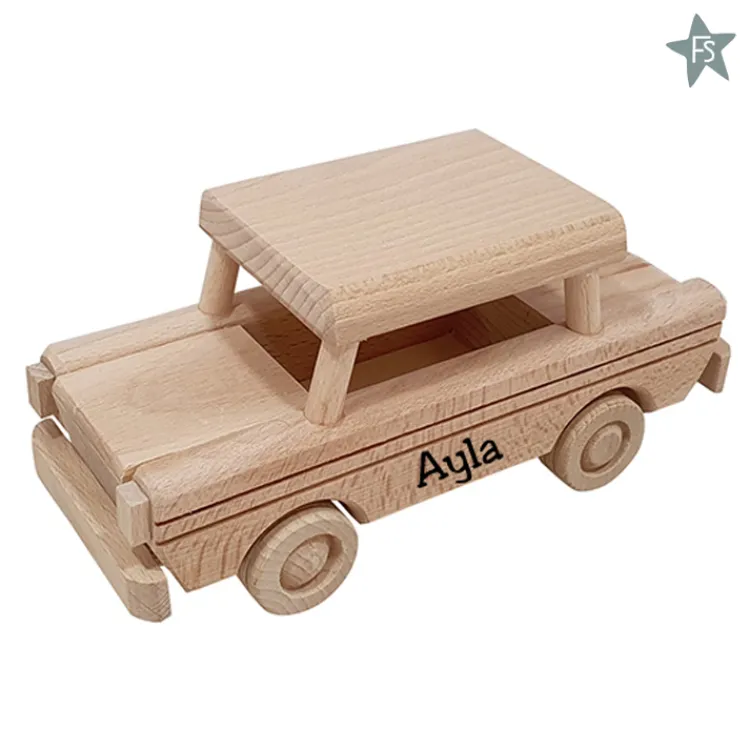Discount Houten Trabant ( met naam ) Houten Speelgoed Met Naam | Kraamcadeau Jongen
