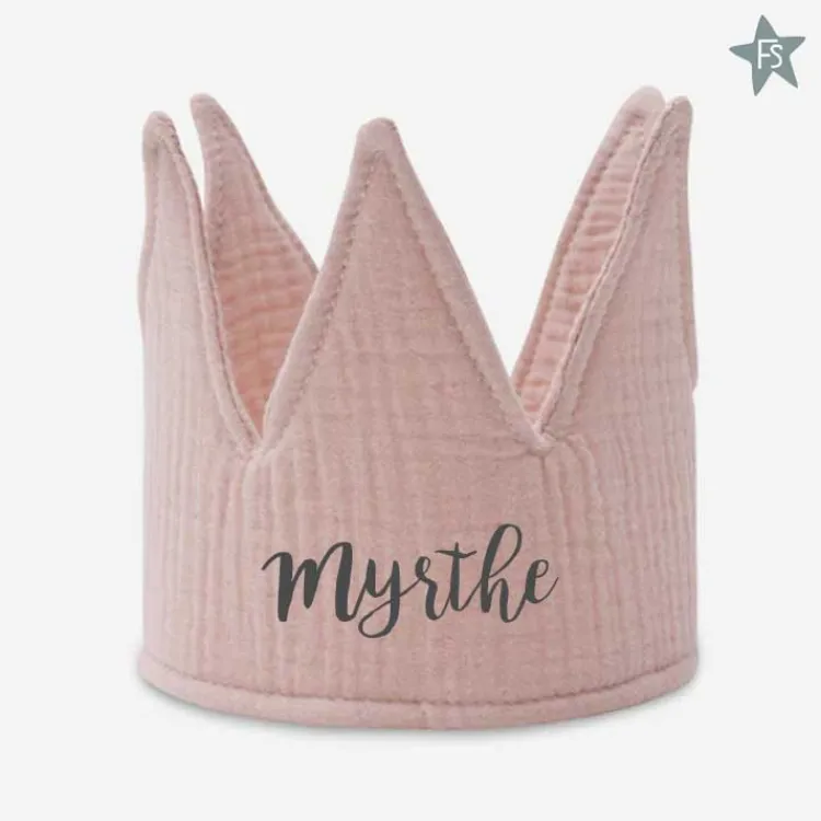 Hot Party Collection Verjaardagskroon wild rose ( met naam ) Cadeaus Tot 10 Euro | Kraamcadeau Meisje