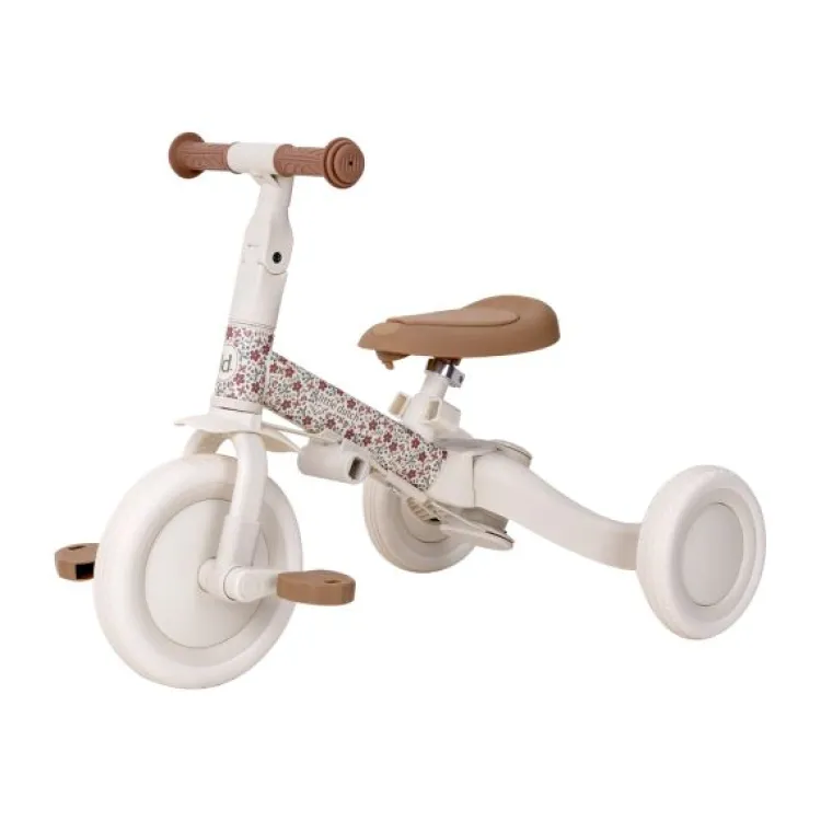 Sale 4 in 1 Driewieler Off White Little Dutch Fairy Garden | Loopfiets Met Naam