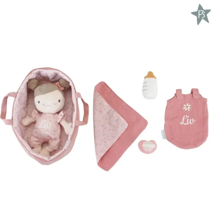 Sale Babypop Rosa ( met naam ) Little Dutch Poppen | Kraamcadeau Meisje