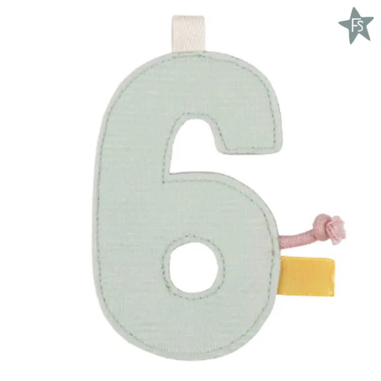 Discount cijfer 6 Little Dutch Letter Slinger | Kraamcadeau Meisje