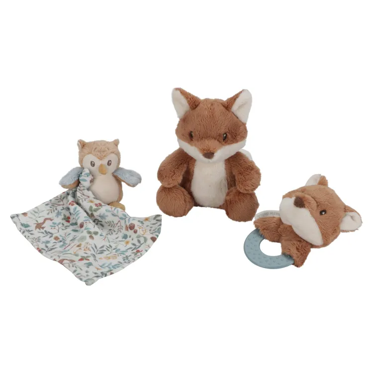 little_dutch_giftset_knuf_2-1.webp Sale Giftset knuffels - Forest Friends (met naam ) Little Dutch Forest Friends Fsc | Kraampakketten