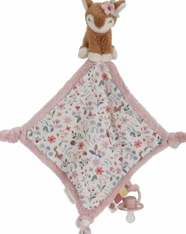 little_dutch_knuffeldoekj_4-2.webp Outlet Knuffeldoekje print Hert - Fairy Garden ( met naam ) Little Dutch Fairy Garden | Knuffels Met Naam