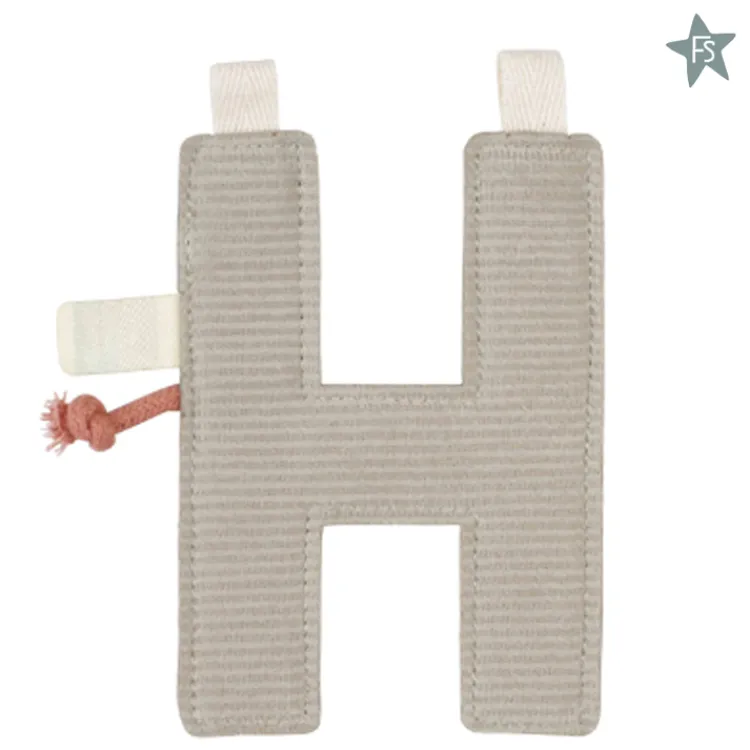 New letter H Little Dutch Letter Slinger | Kraamcadeau Meisje
