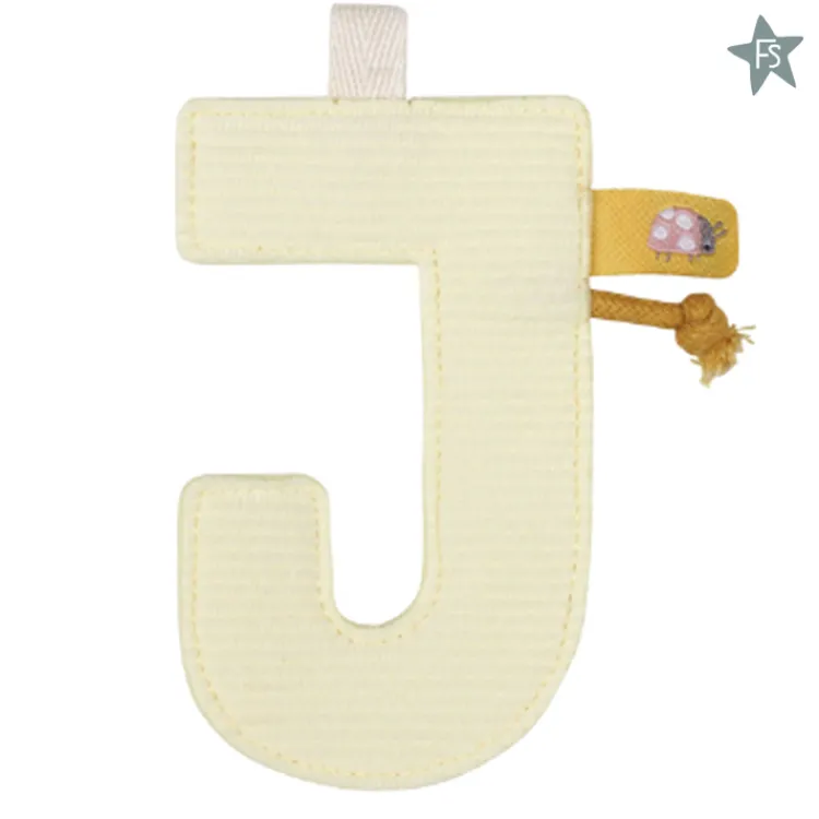 Outlet letter J Little Dutch Letter Slinger | Kraamcadeau Meisje