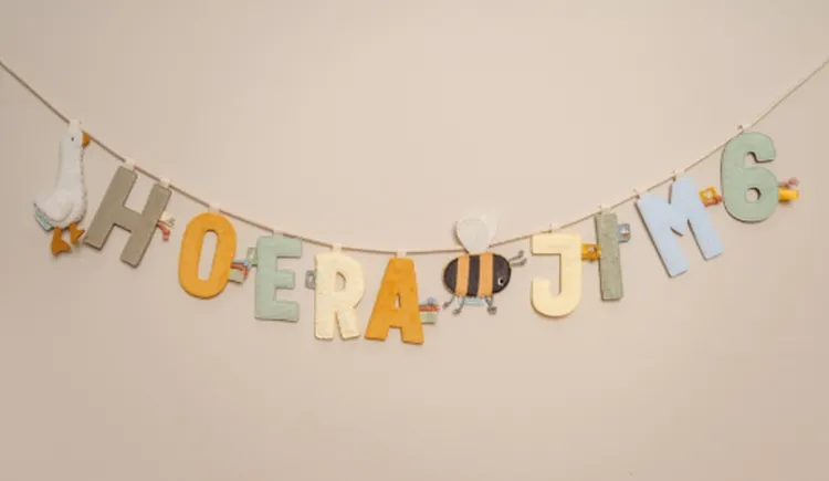 Clearance letter N Little Dutch Letter Slinger | Kraamcadeau Meisje