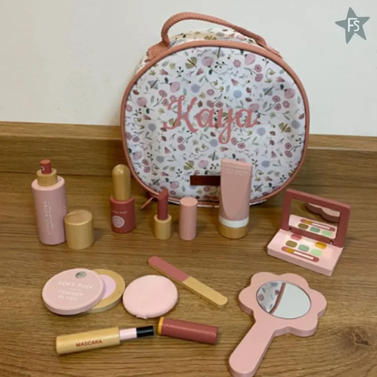 Outlet Make-Up Tas ( met naam ) Little Dutch Houten Speelgoed Met Naam | Houten Speelgoed Met Naam