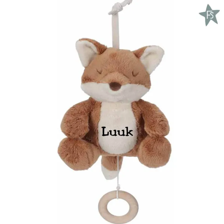 New Muziekdoos Vos - Forest Friends ( met naam ) Little Dutch Forest Friends Fsc | Kraamcadeau Meisje