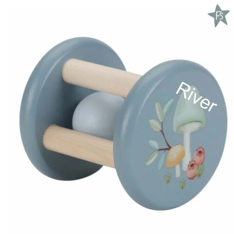 New Rammelaar roller - Forest Friends ( met naam / datum ) Little Dutch Forest Friends Fsc | Little Dutch Houten Speelgoed Met Naam