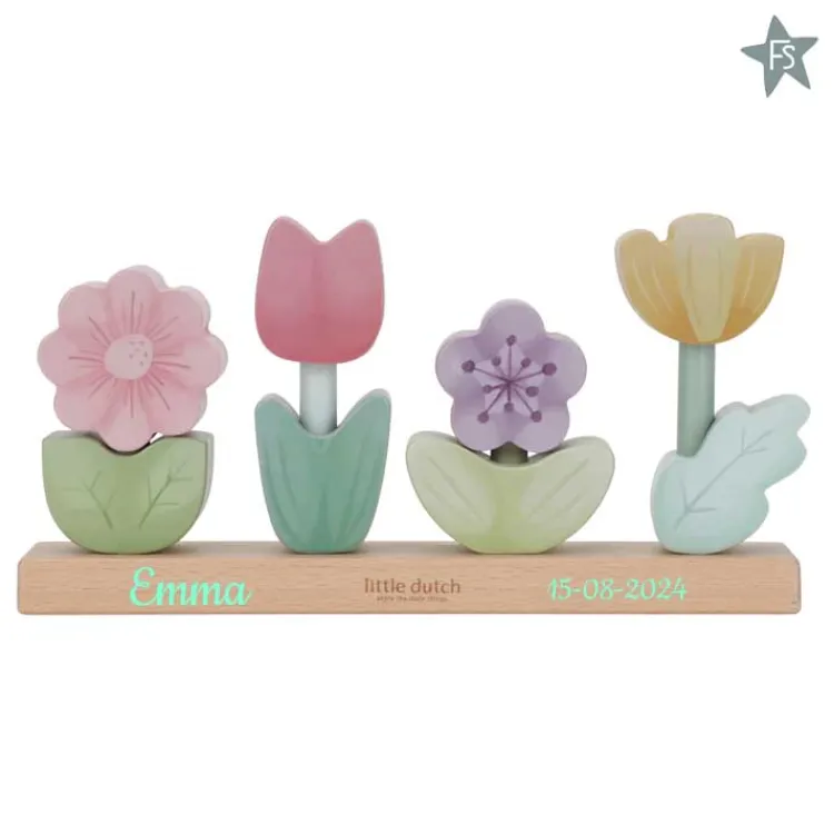 Best Stapelaar Bloemen - Fairy Garden FSC ( met naam ) Little Dutch Fairy Garden | Little Dutch Houten Speelgoed Met Naam