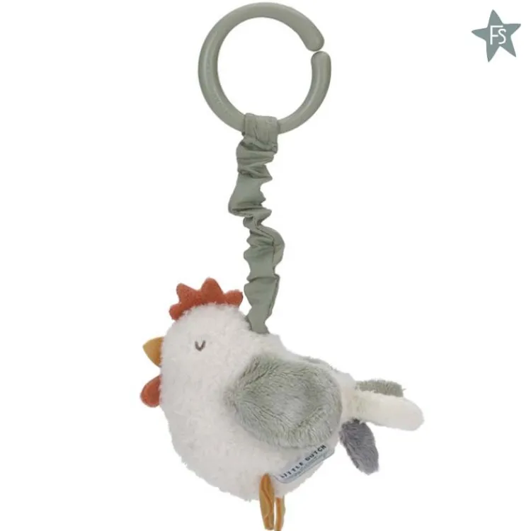 New Trilfiguur kip Little Farm Little Dutch Little Farm | Kraamcadeau Meisje