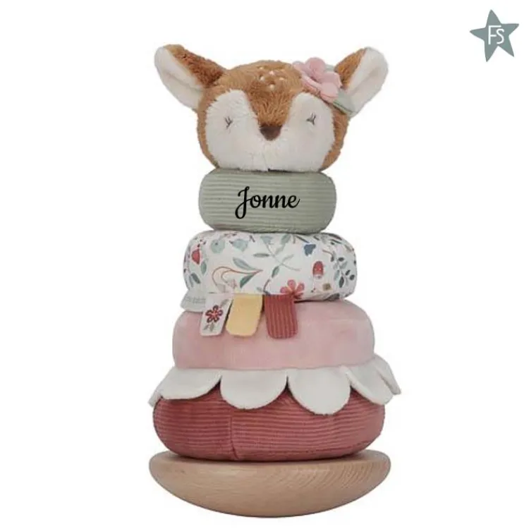 Online Tuimelstapelaar - Fairy Garden ( met naam ) Little Dutch Fairy Garden | Kraamcadeau Meisje