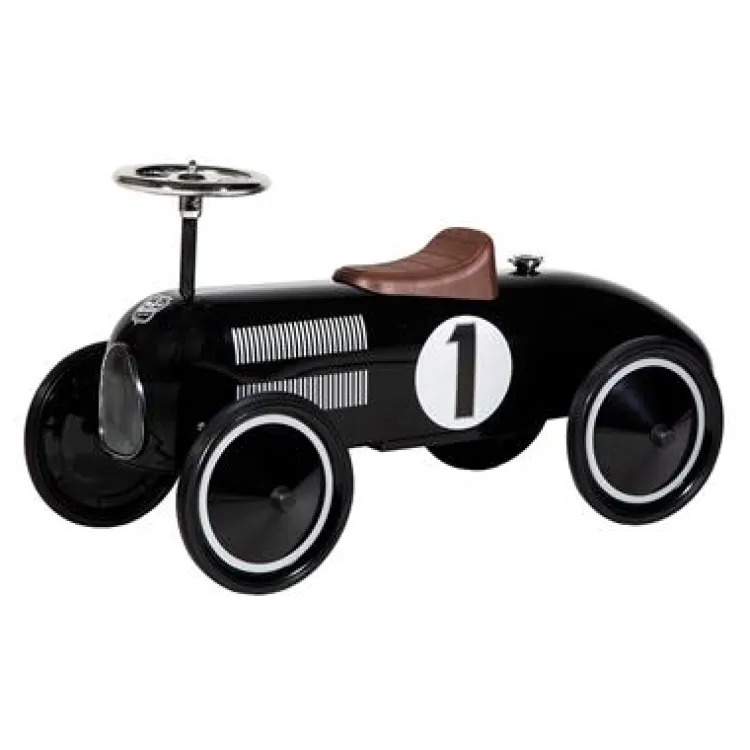 Clearance zwart ( met naam ) Loopfiets Met Naam | Kraamcadeau Meisje