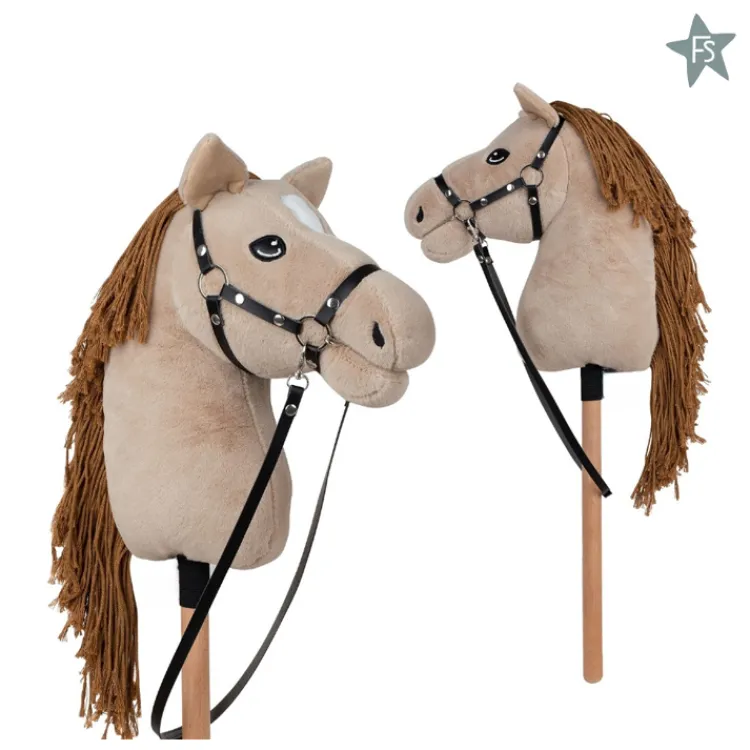 Discount Stokpaard met halster voor hobby horsing Houten Speelgoed Met Naam | Kraamcadeau Meisje
