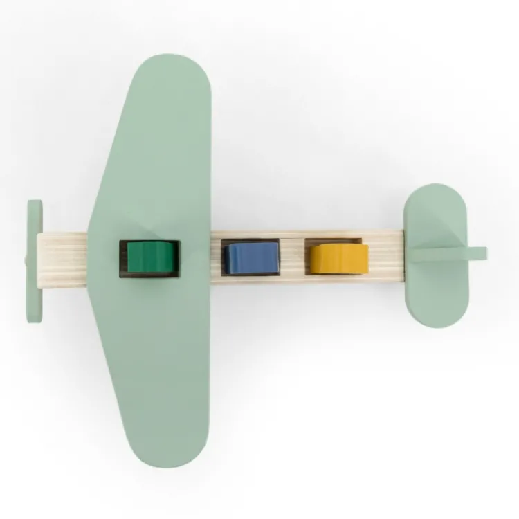 Outlet Trixie houten dierenvliegtuig ( met naam ) Trixie Houten Speelgoed | Kraamcadeau Meisje