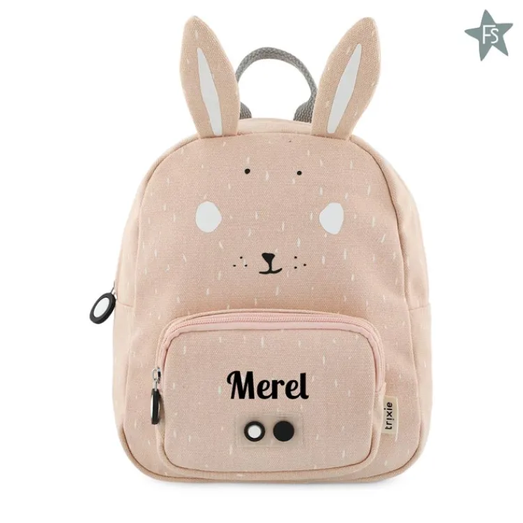 Online Trixie Rugzak klein - Mrs. Rabbit ( met naam ) Trixie Rugzak Met Naam | Rugzak Met Naam